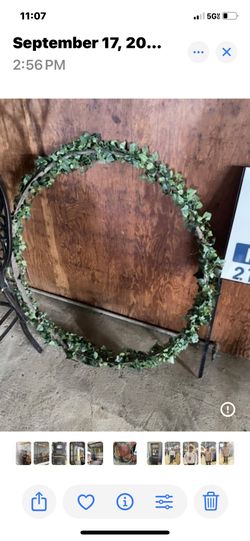 Large Metal Wreath 