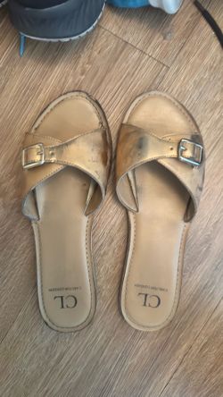 Women's Time and Tru Mules and Carlton London Sandals Bundle