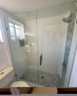 Shower glass doors