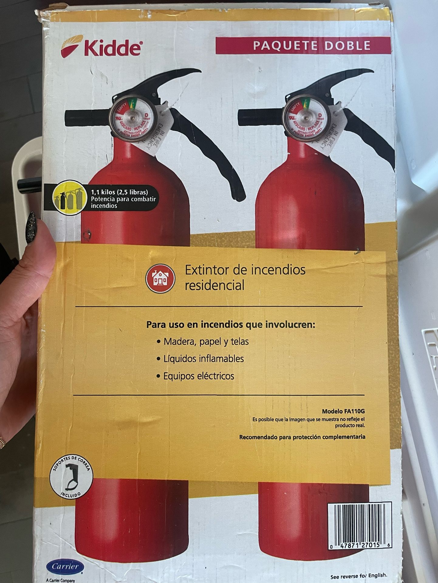 Fire extinguishers