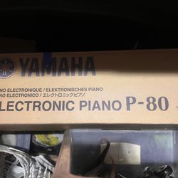 YAMAHA P-80 Electronic Piano Keyboard 88 key Black Music Instruments