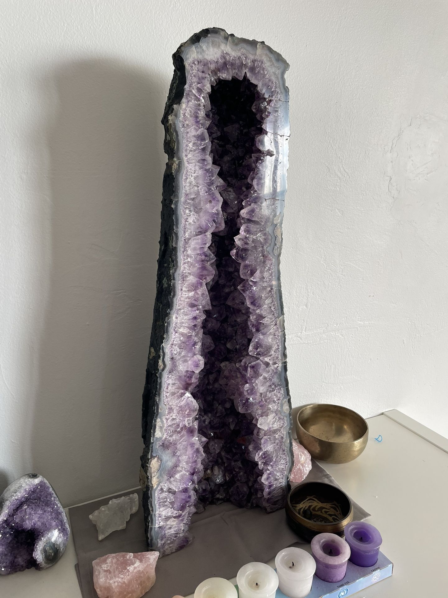 Natural Amethyst Geode Cluster