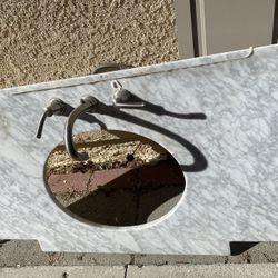 Bathroom Sink Vanity Stone Top With Faucet