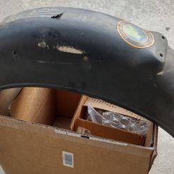 Vintage BMW Motorcycle Rear Fender