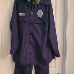 Police Halloween Costume With Hat
