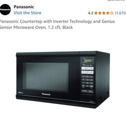 Panasonic Inverter 1200 watt Microwave Countertop Oven NN-SN651B Black