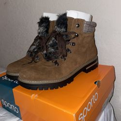Sporto Chestnut Ranger Fur Boots