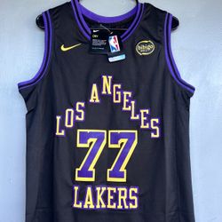 Lakers Luka Doncic Black Jersey S M L XL XXL 