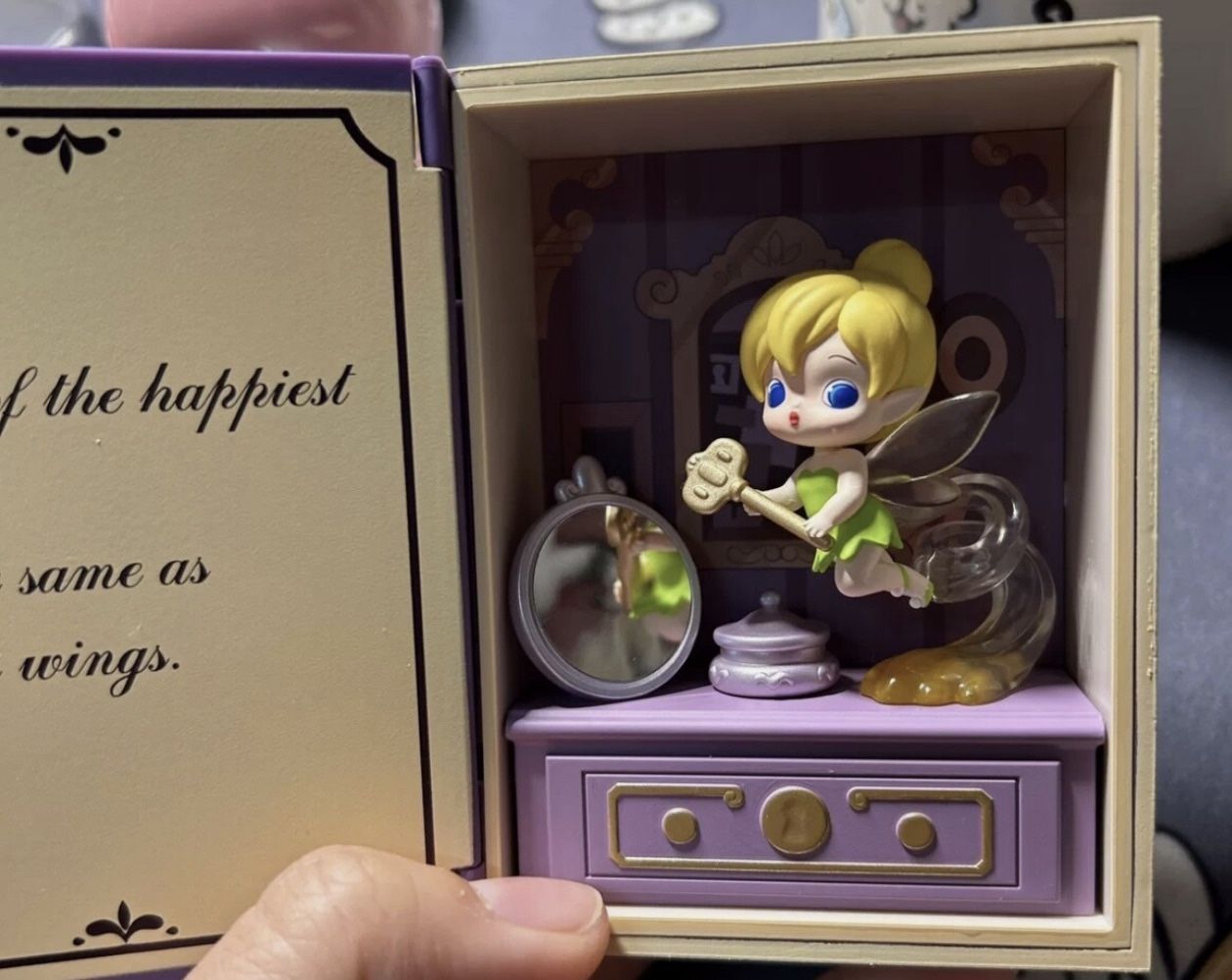 POP MART Disney Classic Fairy Tales -TINKER BELL - Mini Book Character Scene