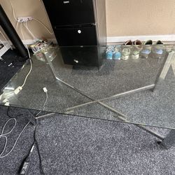 Used glass Center table 