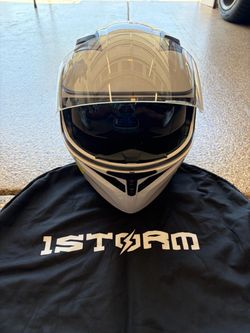 1Storm Full Face Motorcycle Helmet White