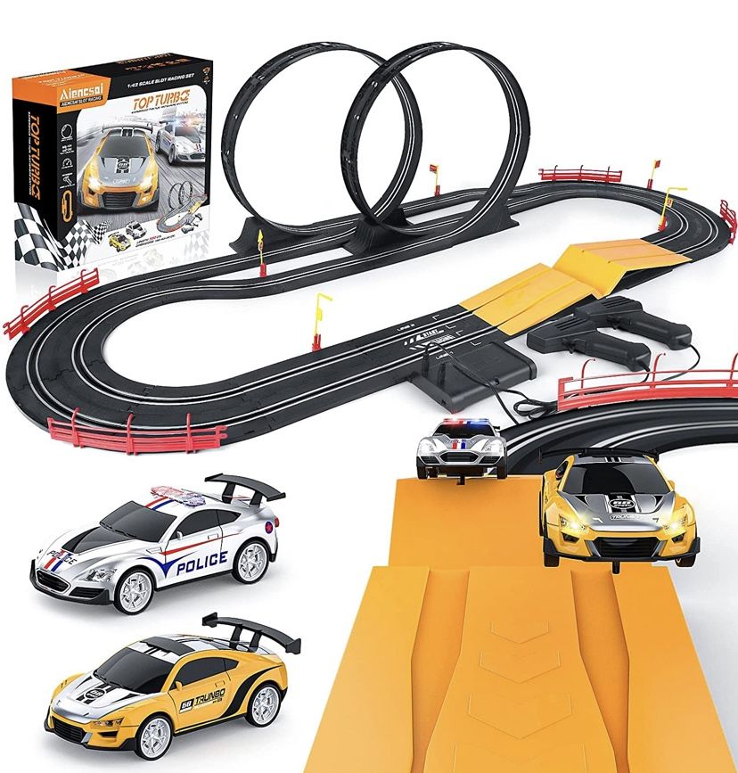 Electric High-Speed Slot Car Race