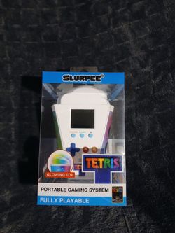 Slurpee Shaped Tetris Handheld Game