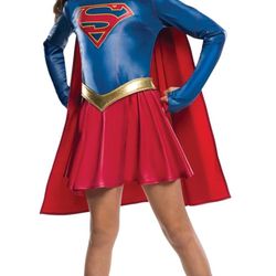 Girls Large Supergirl Costume 