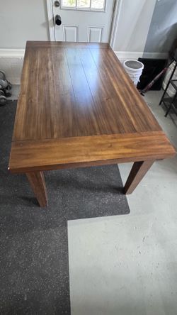 Dining Table Set- 4 Chairs & Bench