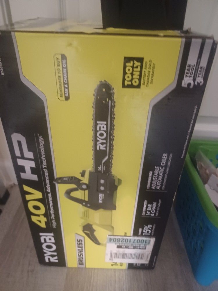Ryobi 14 In. Chainsaw Tool Only
