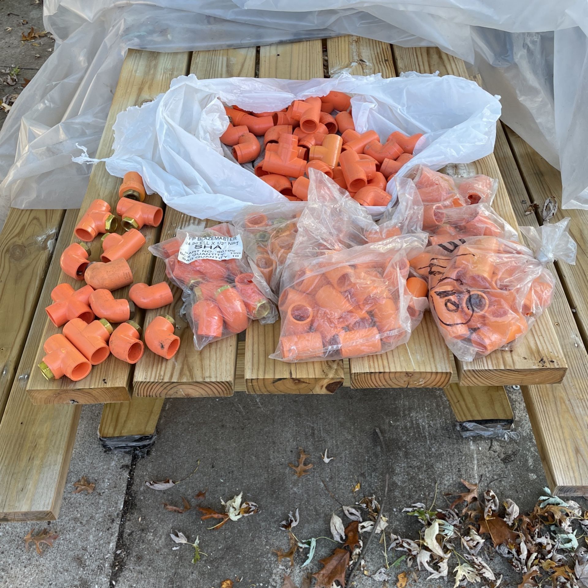 Blazemaster 3/4” fittings