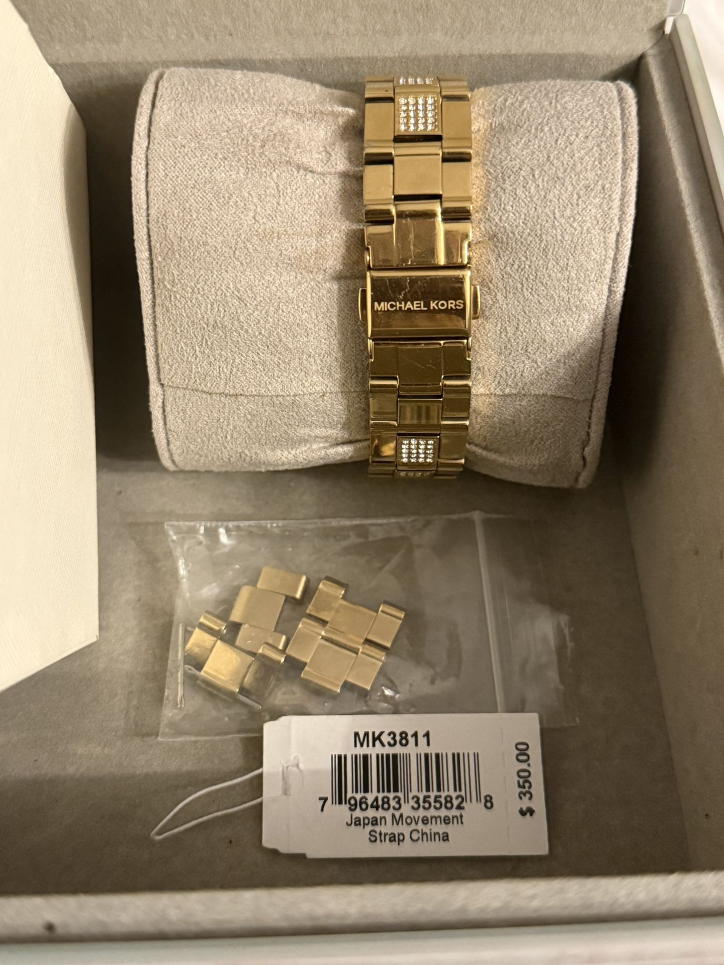 Michael Kors Jaryn Pavé Gold-Tone Watch MK3811 Michael Kors Women main image 2