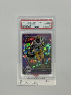 2021 Ja’Marr Chase Purple Ice Pop 1 PSA 10 /149