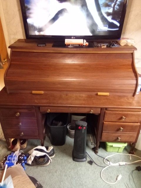 Old Roll Top Desk