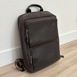 Samsonite Red Leather Backpack