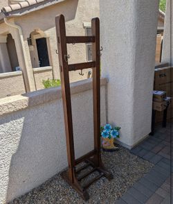 Vintage Antique Double Customer Stickley Coat Rack