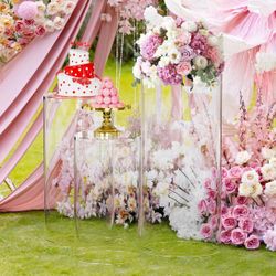 3Pcs Cylinder Stands for Party