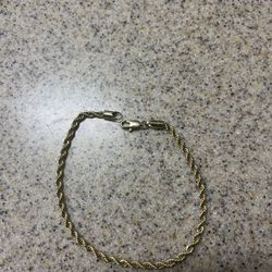 14k Finished Gold Bracelet 