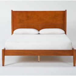 Mid Century Queen Bed Frame