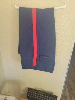 Blues Trousers With NcO Stripe. 