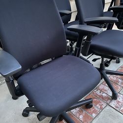 STEELCASE AMIA OFFICE CHAIRS BLACK COLOR