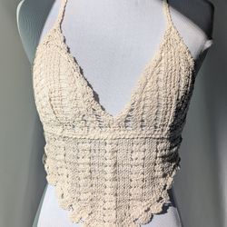 Women's Crochet Halter Top