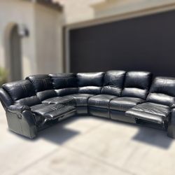 RECLINER LEATHER SECTIONAL!!! 🚚 FREE DELIVERY!!! 🚚