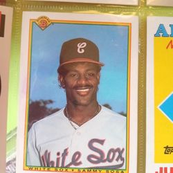 1990 topps Sammy Sosa Rookie Error Card