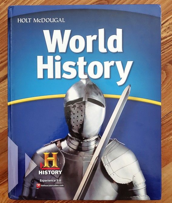 World History Textbook- Holt McDougal - 2012- Like New