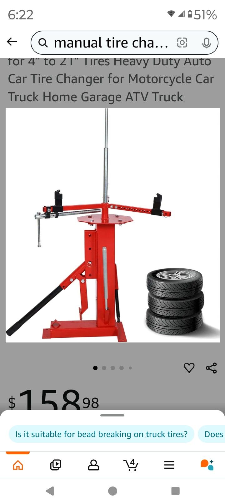Manual Tire Changer