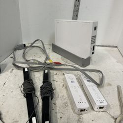 Nintendo RVL-101 Wii Console - White Untested #D2