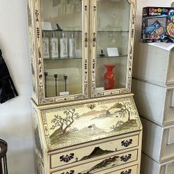 Secretary Desk and Bookcase Hutch