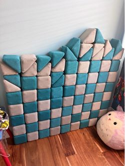 Kids cloth magnetic blocks