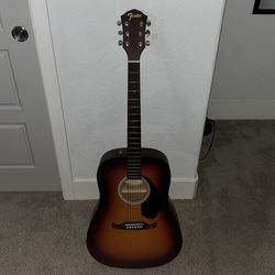 Fender acoustic guitar like new