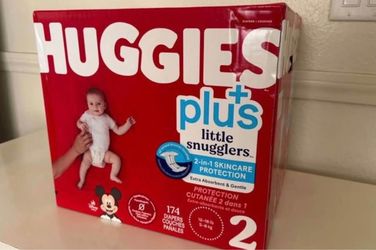 Huggies Plus Little Snugglers Size 2 Diapers