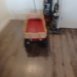 Red Radio Flyer Wagon