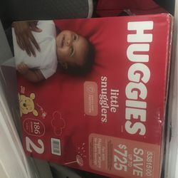 Huggies diapers size 2