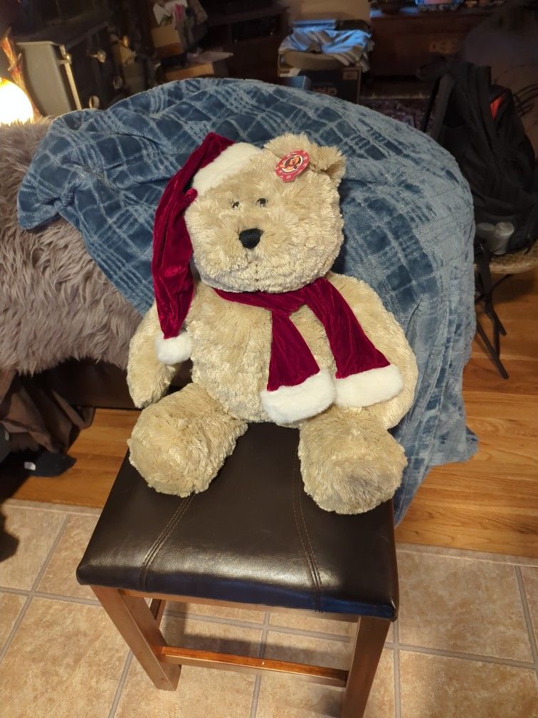 Starbucks 38th Edition 2004 Large Stuffed Christmas Barista Bear