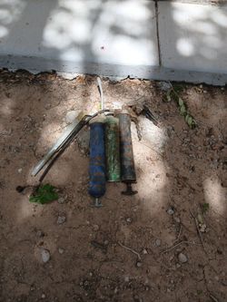 Engrasadora y tuvo de grasa