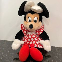 VTG Applause Plush Stuffed Toy Walt Disney 17&quot; Minnie Mouse 