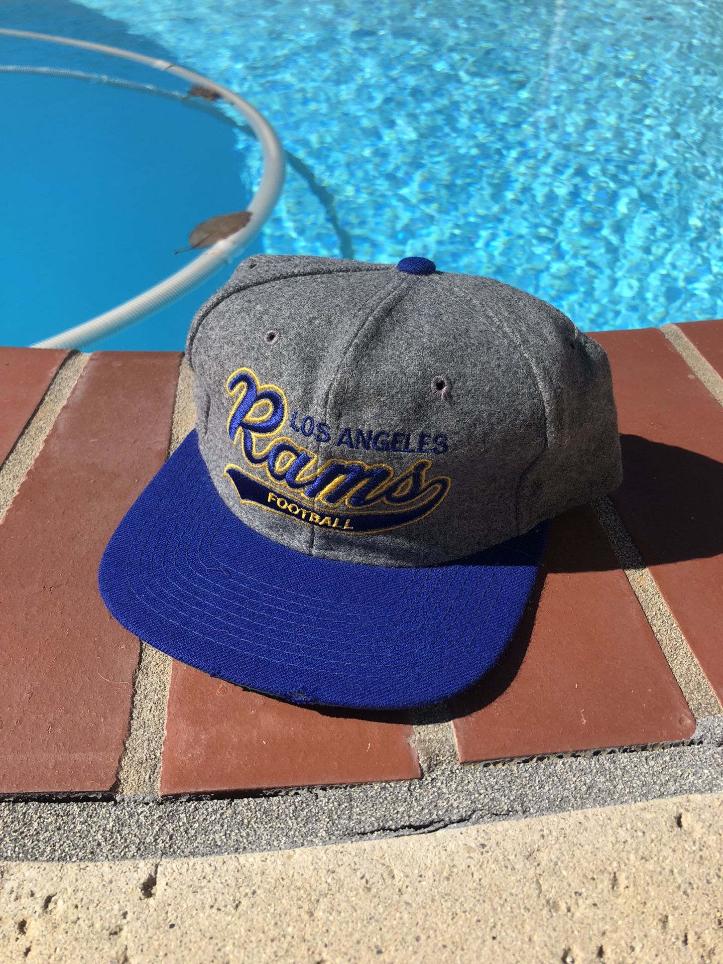 Vintage Los Angeles Rams Script Logo Hat