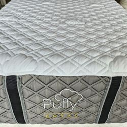Puffy Hybrid Twin XL Mattress And Box Spring 