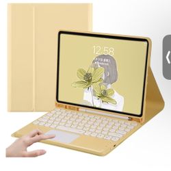 Keyboard Case for iPad Pro 11 2022/2021/2020-Touchpad Detachable Keyboard with Pencil Holder Folio Smart Cover with Keyboard for iPad Pro 11inch 4th/3