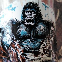 Vintage 1976  King Kong glass cup 